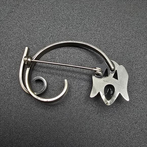 Sterling Silver Dog Brooch Beau Sterling Hound Dog Lover Gift - Picture 7 of 10